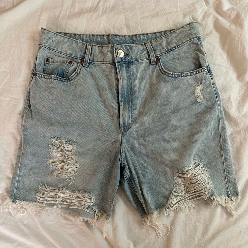 High Rise Jean shorts
